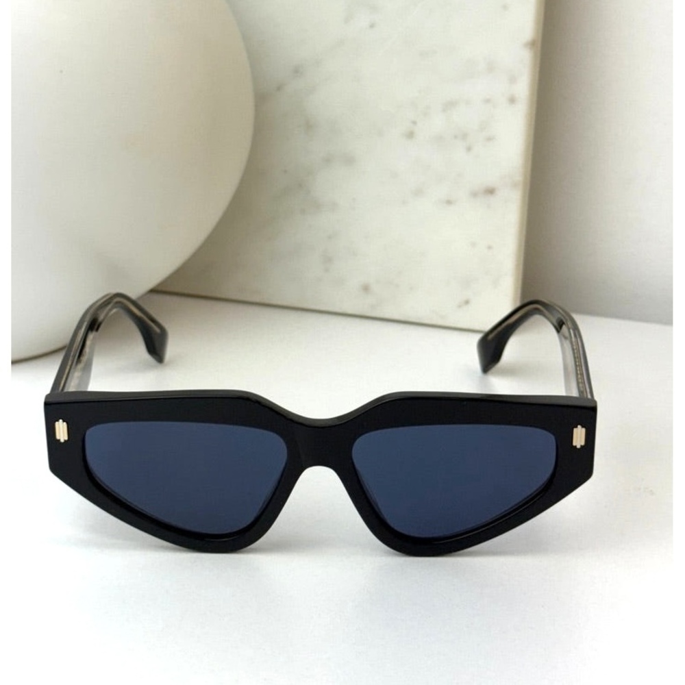 NWT Fendi FE40163U-01V-54 Black 54mm Sunglasses - Picture 4 of 5